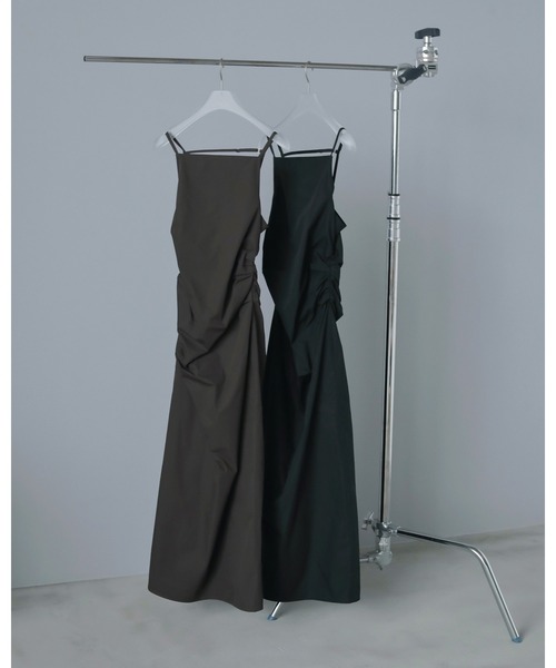 anuke Backopen Shirring Onepiece ブラック anuke ワンピース Backopen Shirring Onepiece : ZOZOTOWN Yahoo
