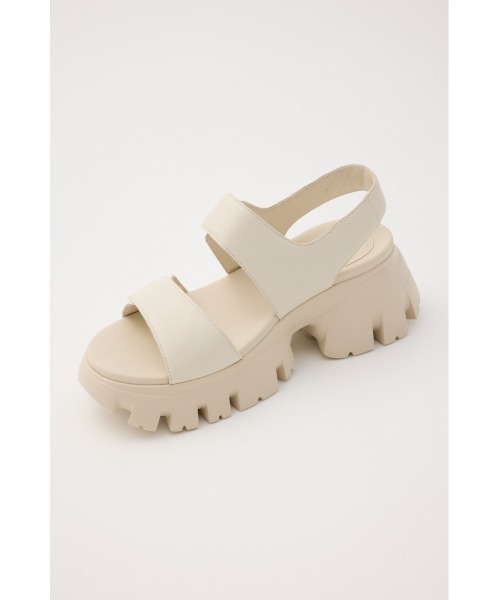 STACCATO厚底サンダル STACCATO サンダル Wベルトラギットソールサンダル レディース