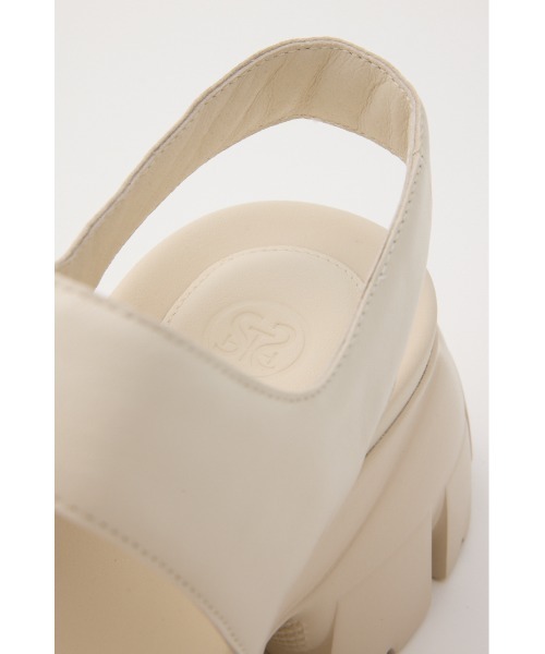 スタッカートサンダル STACCATO サンダル フラワーソリッドボリュームサンダル