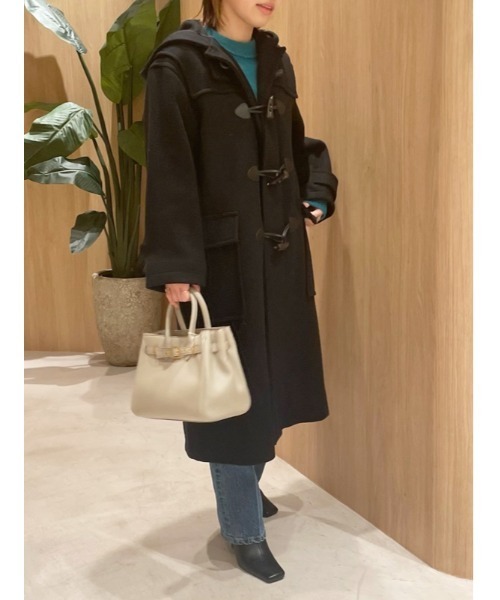 「Mila Owen」 ダッフルコート 0 ブラック レディース_画像8