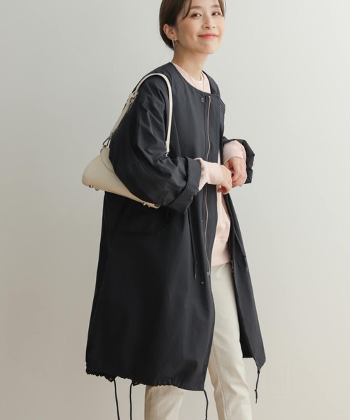 URBAN RESEARCH DOORS ノーカラーモッズコート URBAN RESEARCH DOORS コート モッズコート ノーカラーモッズ