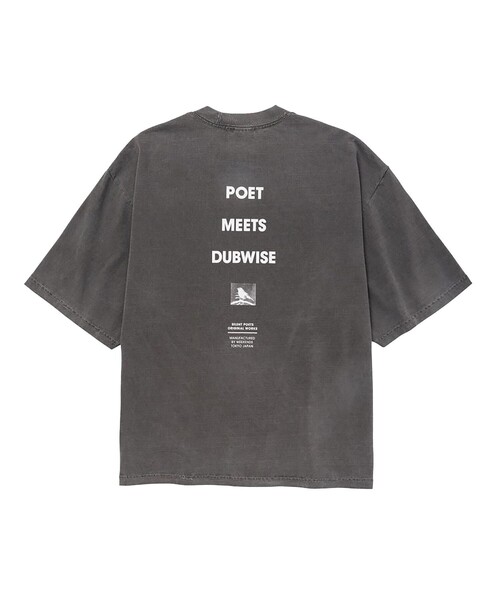 tシャツ POET MEETS DUBWISE/ポエトミーツダブワイズ LOGO Loose Fit T-shirt レディース bonjour records tシャツ POET MEETS DUBWISE/ポエトミーツ