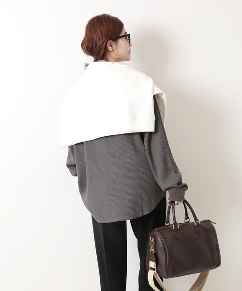 「Spick & Span」 長袖シャツ - ベージュ レディース Spick＆Span 「Spick & Span」 長袖シャツ FREE ベージュ
