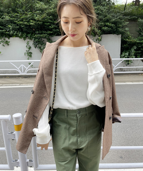 「Spick & Span」 長袖カットソー FREE ベージュ レディース Spick＆Span 「Spick & Span」 長袖カットソー FREE ベージュ