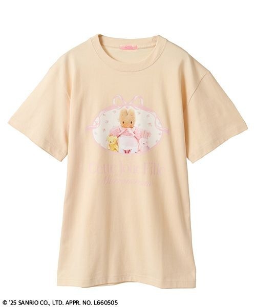 tシャツ 「MARRONCREAM」CETTE JOLIE FILLE Tシャツ レディース メンズ