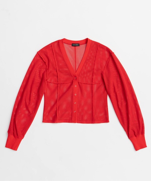 MAISON SPECIAL（メゾンスペシャル） カーディガン Mesh Cardigan