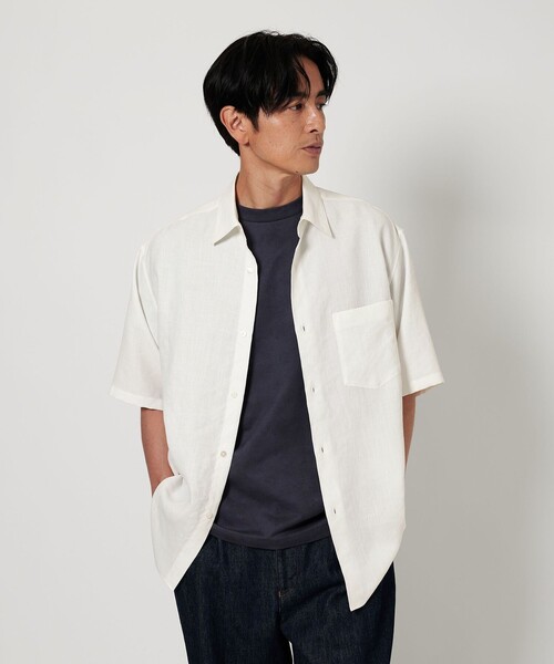 BEAUTY＆YOUTH UNITED ARROWS シャツ ライト リネンタッチ