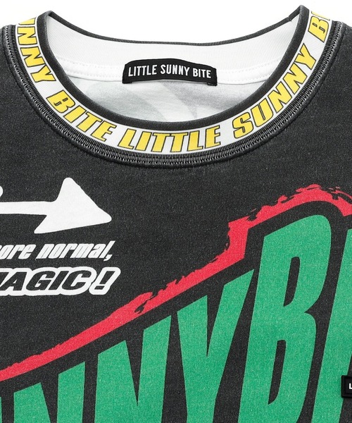 tシャツ littlesunnybite/リトルサニーバイト/racer long tee レディース メンズ Little sunny bite tシャツ littlesunnybite/リトルサニーバイト