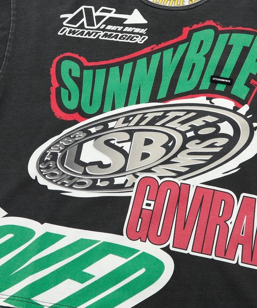 tシャツ littlesunnybite/リトルサニーバイト/racer long tee レディース メンズ Little sunny bite tシャツ littlesunnybite/リトルサニーバイト