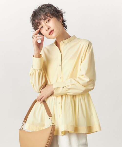 「NOLLEY'S Sophi」 長袖ブラウス 38 イエロー レディース