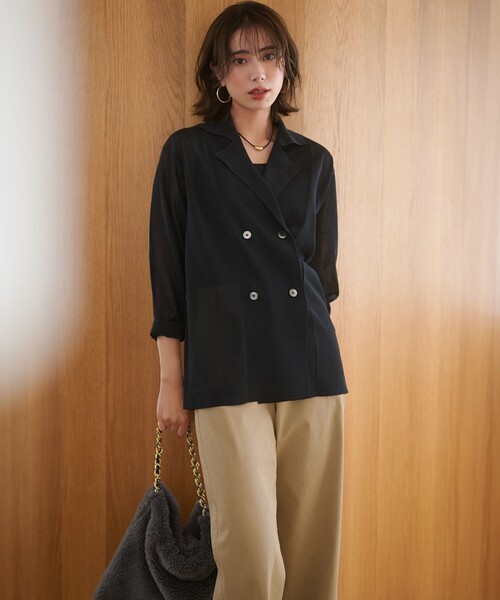 23区（ニジュウサンク） チノパン 「Oggi9月号掲載/洗える」ストレッチ