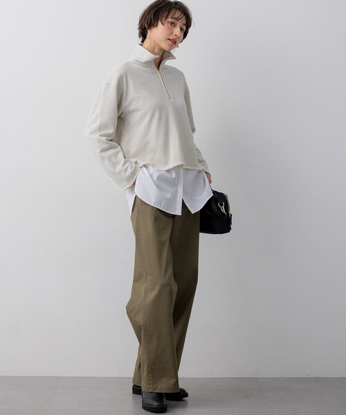 23区 ストレッチギャバ チノパンツ ベージュ 36 7号 Oggi掲載/WEB&一部店舗限定カラーあり】ストレッチギャバ チノ パンツ