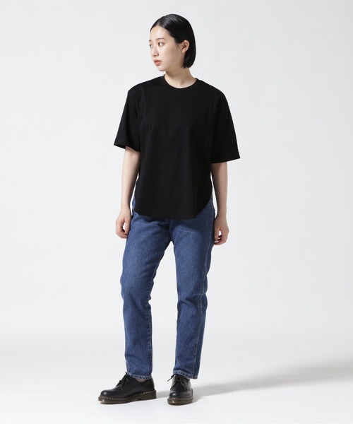 「UJOH」 半袖Tシャツ 2 チャコール レディース
