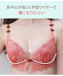 ブラジャー プチローズレースブラの詳細画像1