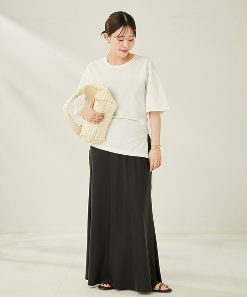 plage tシャツ SIDE SLIT NUANCE Tシャツ レディース : ZOZOTOWN
