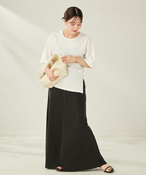 plage tシャツ SIDE SLIT NUANCE Tシャツ レディース : ZOZOTOWN