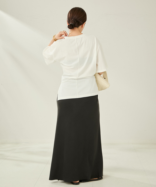 plage tシャツ SIDE SLIT NUANCE Tシャツ レディース : ZOZOTOWN