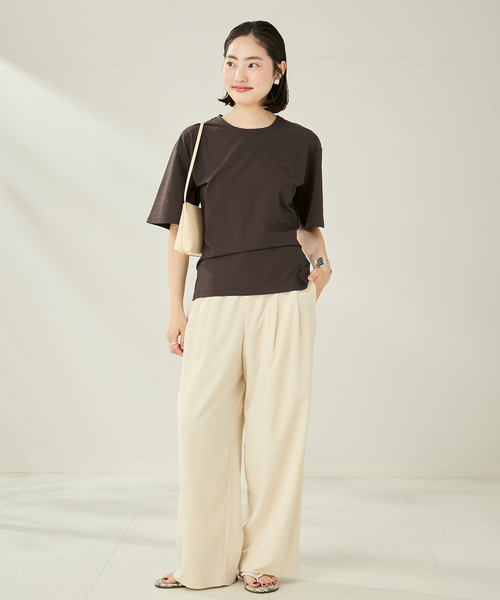 plage tシャツ SIDE SLIT NUANCE Tシャツ レディース : ZOZOTOWN