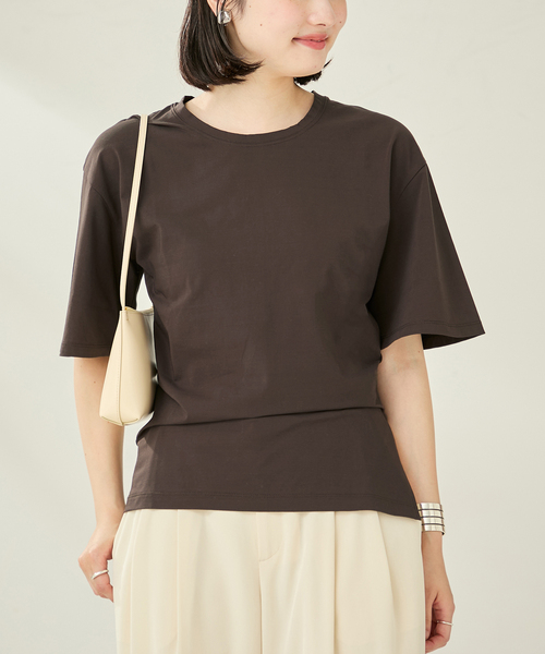 Plage le / ル SIDE BUTTON SLIT トップス le / ル SIDE BUTTON SLIT トップス（Tシャツ／カットソー