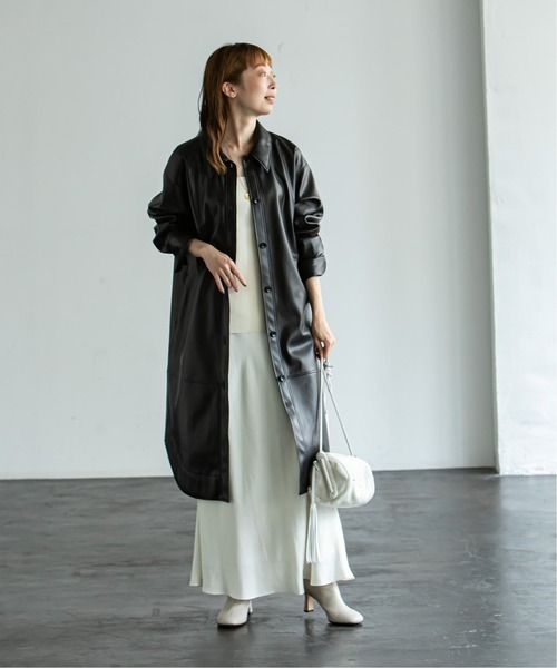 ☆美品☆ ノーブル カラーレスコート NOBLE（ノーブル） ノーカラーコート コート 「追加」MTRレイズド