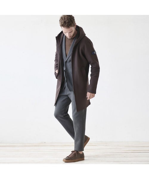 「g-stage」 コート 50 チョコ メンズ_画像4