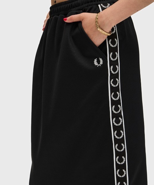 フレッドペリー　トラックスカート ジャージスカート fredperry セール】Taped Track Skirt／トラックスカート（スカート