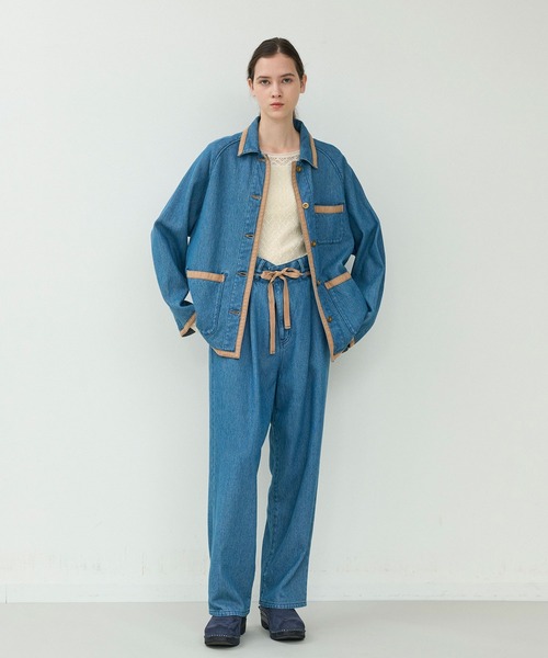 パドカレ ☆ デニムGジャン Johnbull（ジョンブル） デニムジャケット gジャン ドビーデニムバイ