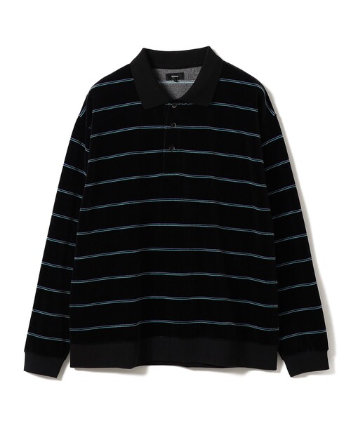 BEAMS／ベロア ボーダー ポロシャツ BEAMS ポロシャツ ベロア ボーダー メンズ : ZOZOTOWN Yahoo!店