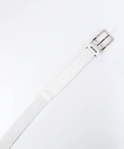 archivio（アルチビオ） ベルト 「MENS」「メンズ」ホールレス編み