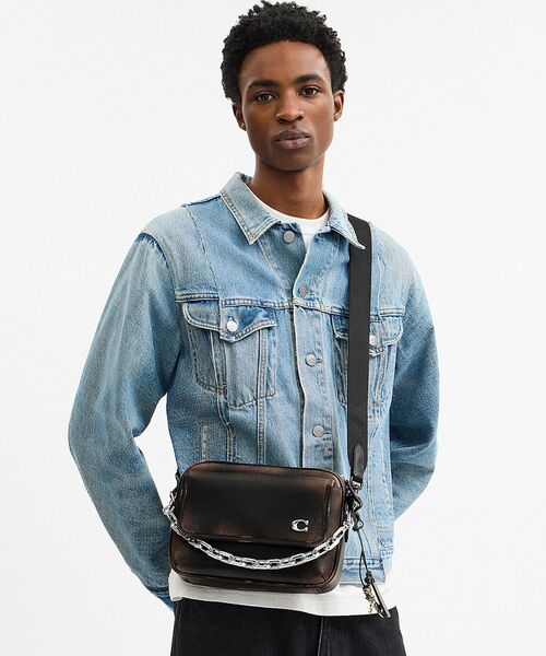 COACH ショルダーバッグ チャーター フラップ クロスボディ