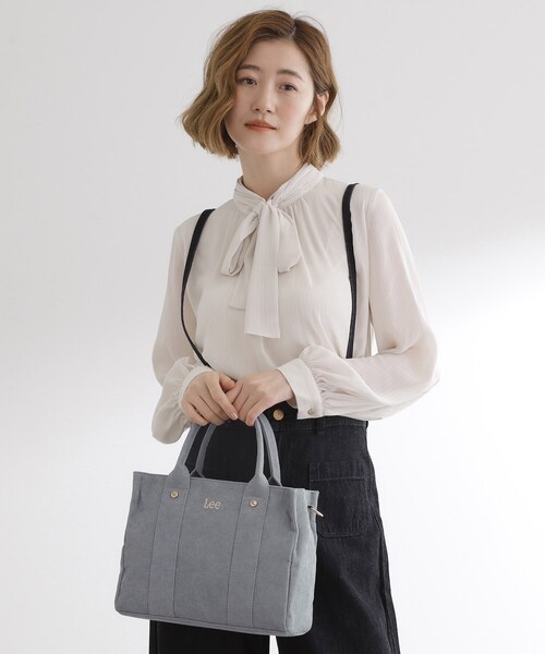 Lee（リー） トートバッグ 「Lee別注」コーデュロイスクエアトート