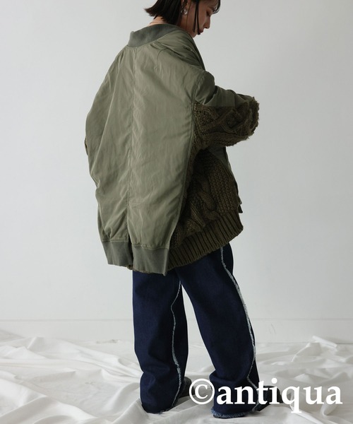 [antiqua] [Melan doe] Denim брюки L индиго голубой женский 