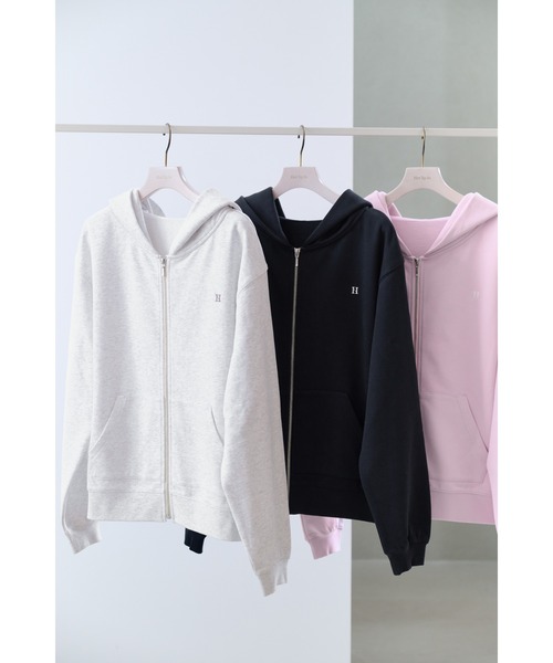 Her lip to Flight Mode Boyfriend Zip Hoodie レディース