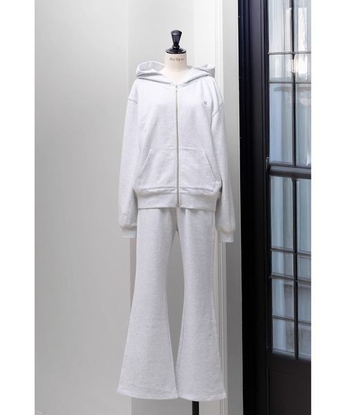 Her lip to Flight Mode Boyfriend Zip Hoodie レディース