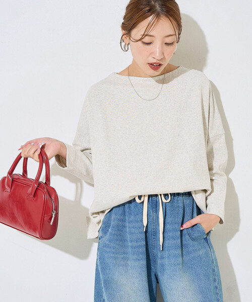 tシャツ 限定展開　バスク ロング スリーブ Tシャツ レディース | FREAK'S STORE