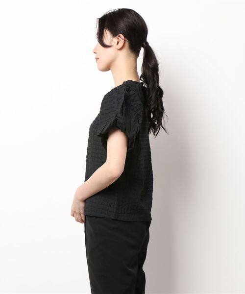 「JENNE」 半袖ブラウス LARGE ホワイト レディース_画像3