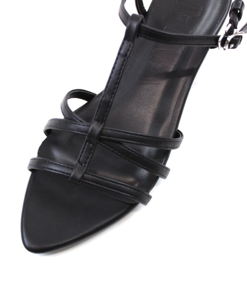 「VIVIAN」 フラットサンダル L シルバー レディース_画像9