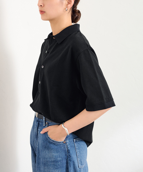 ロエフ　LOEFF ポロシャツ　ブラウス　ニット ロエフLOEFF ポロシャツブラウスニット