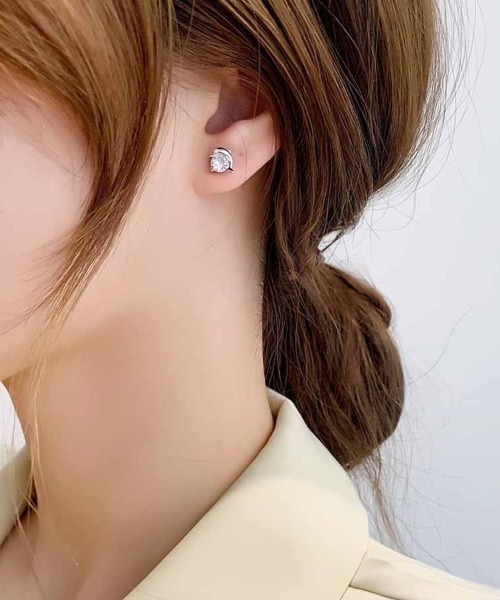 shoppinggo ピアス ピアス イヤリング レディース シルバー シンプル