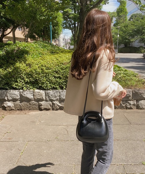 「LAUIR」 スウェットカットソー LARGE ライトグレー レディース_画像9