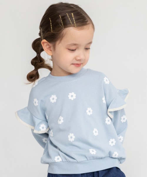 branshes（ブランシェス） トレーナー 肩フリルトレーナー キッズ 子供
