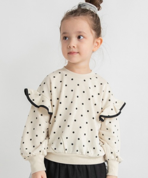 branshes（ブランシェス） トレーナー 肩フリルトレーナー キッズ 子供