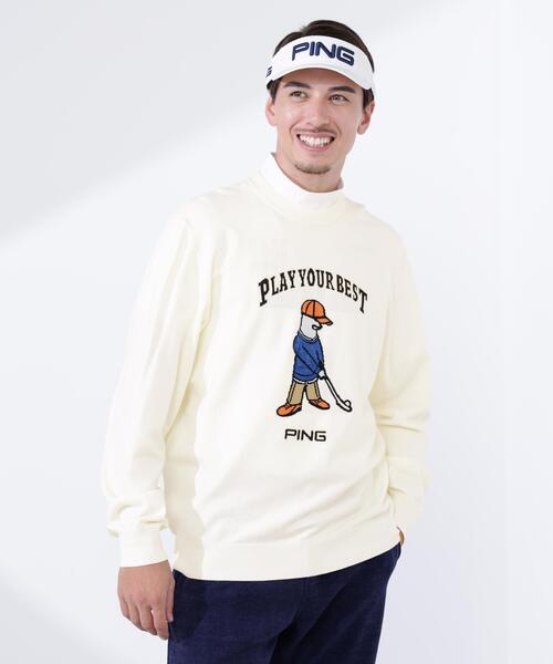 PING（ピン） セーター ニット 「PING APPAREL」Mr.PINGジャカード