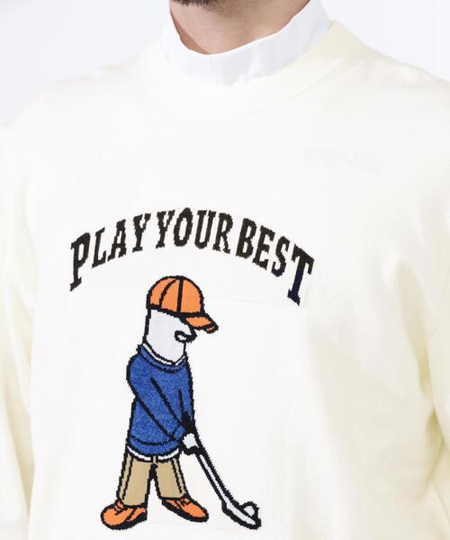 PING（ピン） セーター ニット 「PING APPAREL」Mr.PINGジャカード