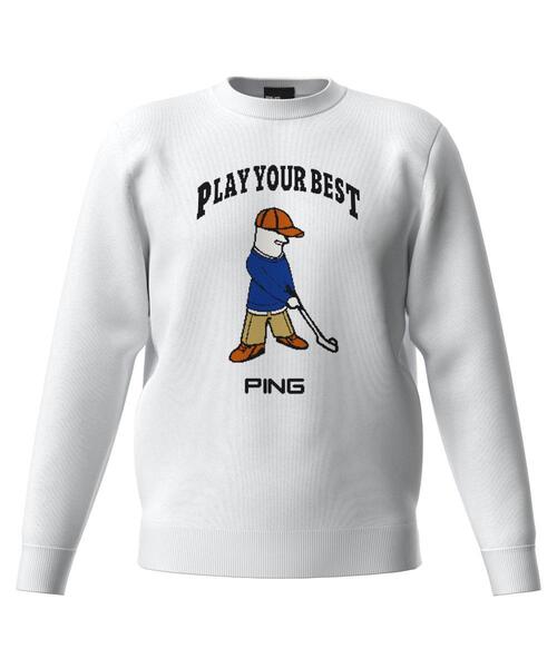 PING（ピン） セーター ニット 「PING APPAREL」Mr.PINGジャカード