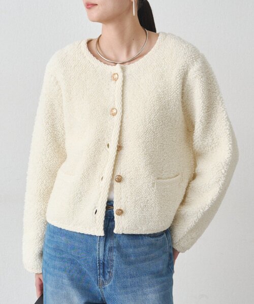 Loungedress ラウンジドレス　 2WAYニット　カーディガン FURウール2WAYニットカーデ | LOUNGEDRESS(ラウンジドレス)レディース