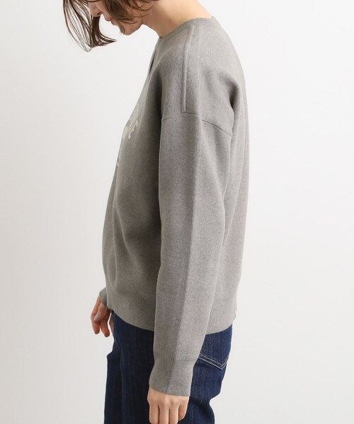 grove（グローブ） ニット セーター カレッジロゴキーネックニット