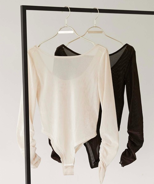 tシャツ 「Luan」SHEER VELOUR BODY SUIT/シアーベロアボディースーツ レディース | Luan | 13
