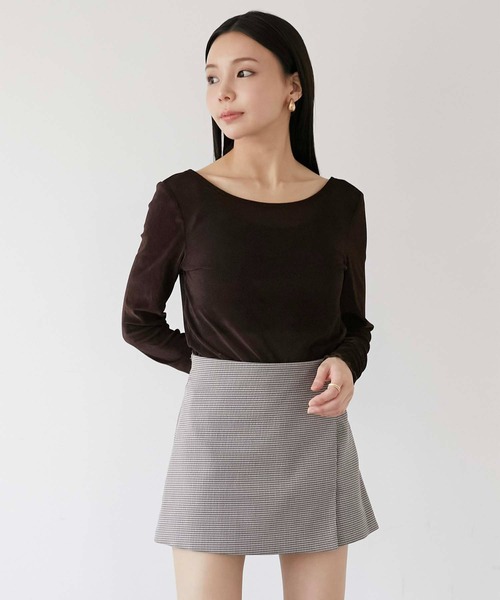 tシャツ 「Luan」SHEER VELOUR BODY SUIT/シアーベロアボディースーツ レディース | Luan | 11