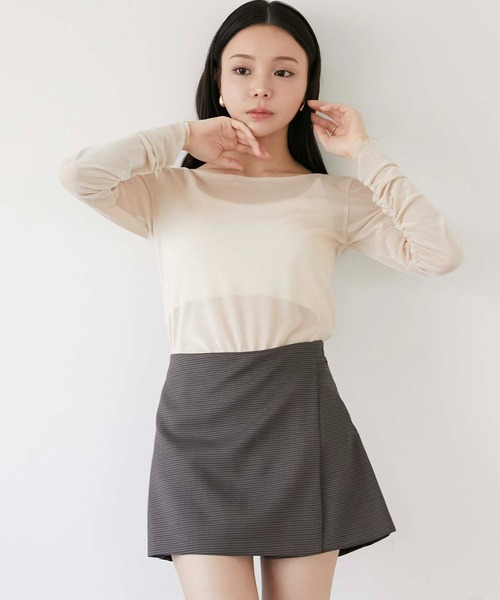 tシャツ 「Luan」SHEER VELOUR BODY SUIT/シアーベロアボディースーツ レディース | Luan | 06